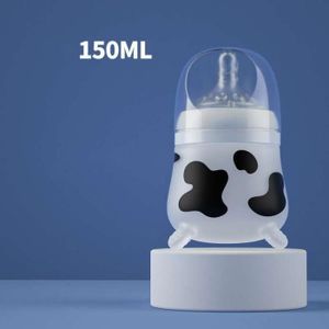 BIBERON  150ML - BiSantos en silicone imitant le lait maternel pour bébé, anti-colique, anti-étouffement, fournitures