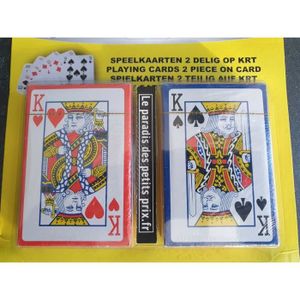 CARTES DE JEU 2 Jeux de 54 cartes - BENSON - poker bridge rami b
