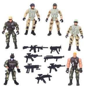 JAWSEU Jouet Figurine Militaire, Soldat Figurine avec Arme Jouet Militaire  Figurine Articulée Jouet Militaire en Plastique Jeu de Militaire Figurines  d'action Mobiles de Combat pour Enfants 6pcs : : Jeux et Jouets