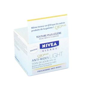 ANTI-ÂGE - ANTI-RIDE NIVEA Soin du jour anti-rides Q10+ Light - 50 ml