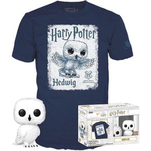 FIGURINE - PERSONNAGE Figurine Funko Pop! & T.Shirt M (Adulte) : Harry Potter - Hedwig