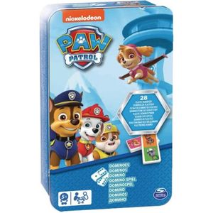 DOMINOS PAT PATROUILLE Boîte Métal Dominos