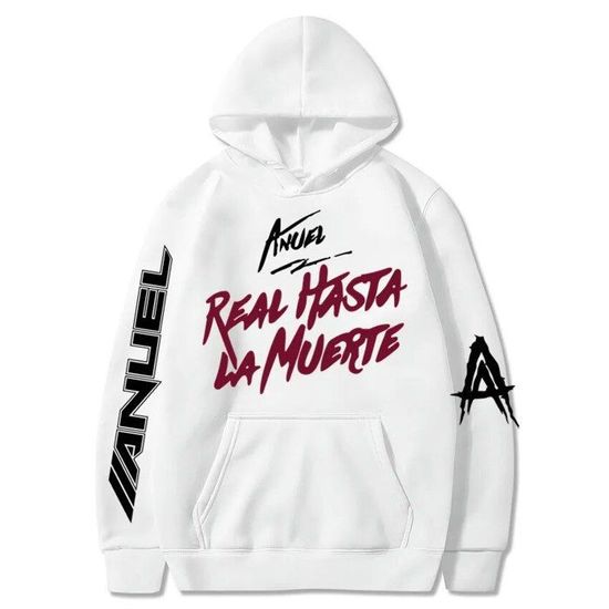 Rappeur Anuel AA Sweat à Capuche Imprimé Mode Nouveau