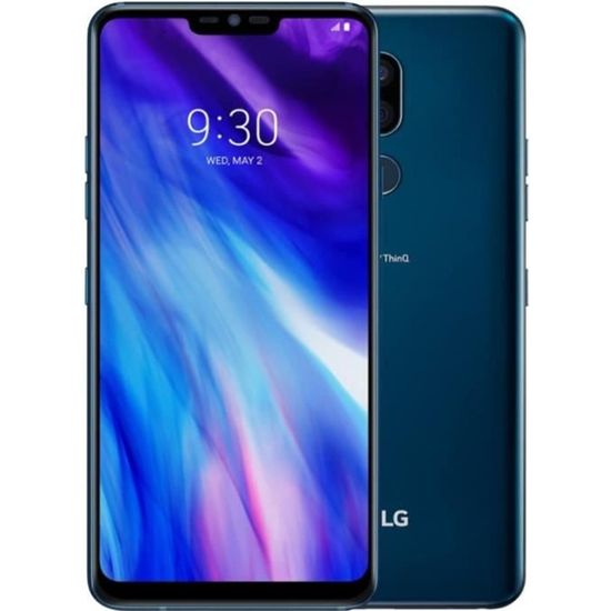 LG G7 ThinQ（G710EM） 64 Go / 4Go 6,1 "- Nano-SIM - Bleu - Reconditionné