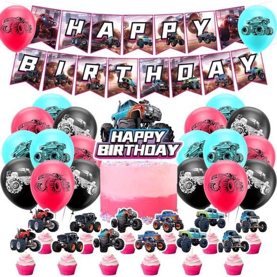 Toyland® 80cm (32") Monster Jam " Sparkle Smash " Ballon En Aluminium