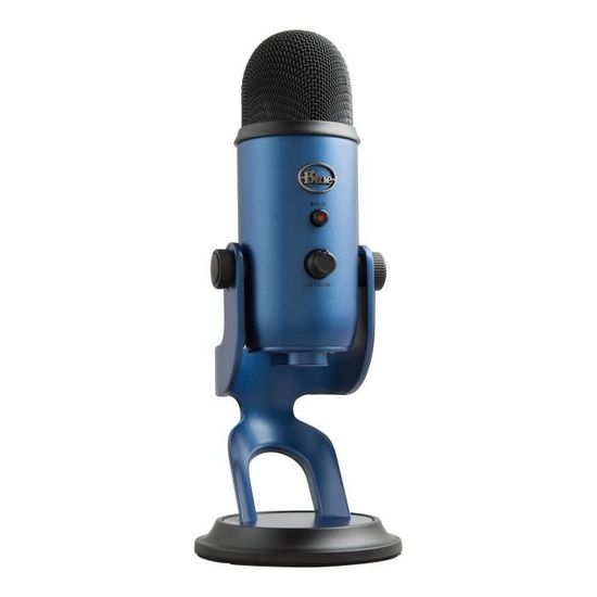 Microphone USB Premium - LOGITECH G - Yeti - Pour Enregistrement, Streaming, Gaming, Podcast - PC ou MAC - Bleu