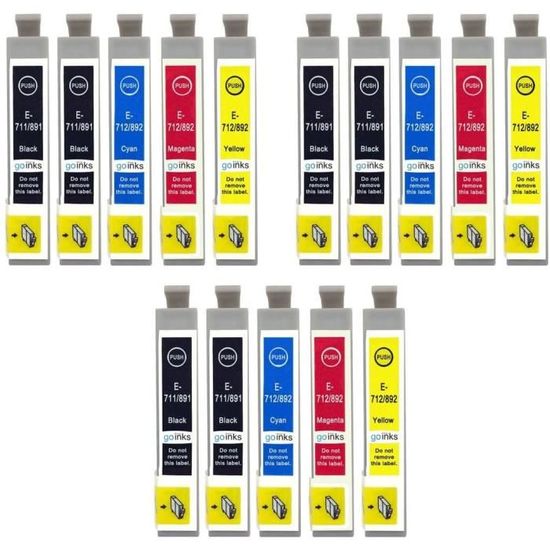 Go Inks Compatible CLI-526M Cartouche D’encre Magenta, Paquet De 4 Pour Imprimantes Canon Pixma | FR