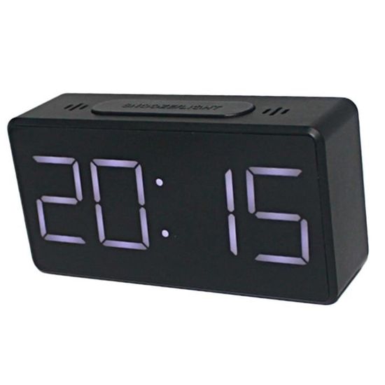 Réveil à projection numérique LED, réveil électronique avec projection