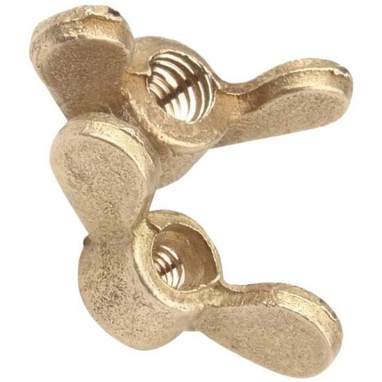 Lot De 4 Vis Papillon Acier M10x25mm - Uxcell - Quincaillerie Neuve