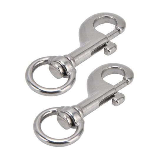 Mousqueton à oeil tournant | Acier durable, Galvanisation