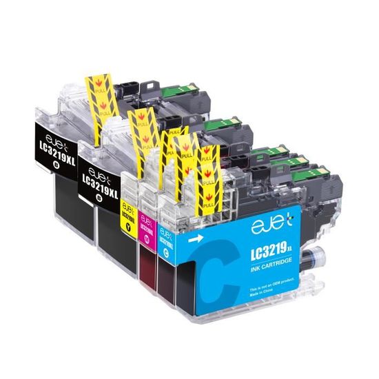 thumbnail image 2 of 4-Pack CMYK LC123 Ink Cartridges (Non-OEM) For Brother MFC-J6520DW, J6720DW, J752DW, DCP-J552DW & More – Easy Install 2 of 3