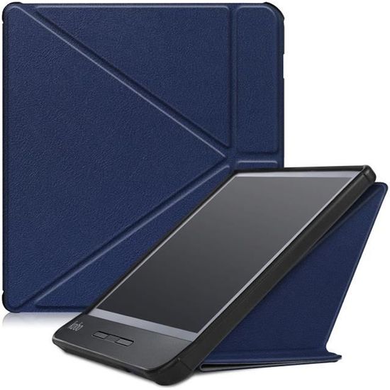 Coque KOBO Libra 2 Couverture de protection de livre électronique Apporter  du soutien - Bleu Foncé - Cdiscount Informatique
