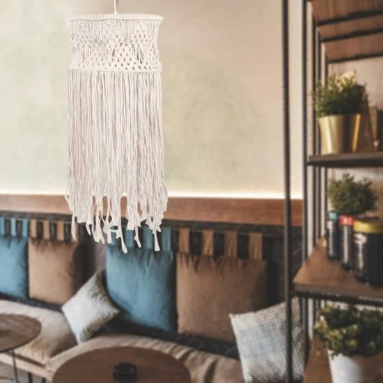 Lanterne En Corde De Papier Tissée à La Main Pour Décoration De