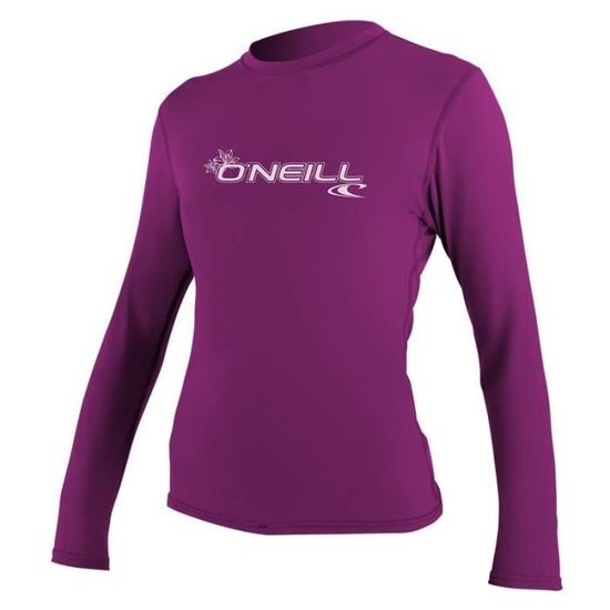 Combinaison De Plongée O'Neill Femme Manches Longues - Protection UV, Anti-éruption - Taille S - Neuf