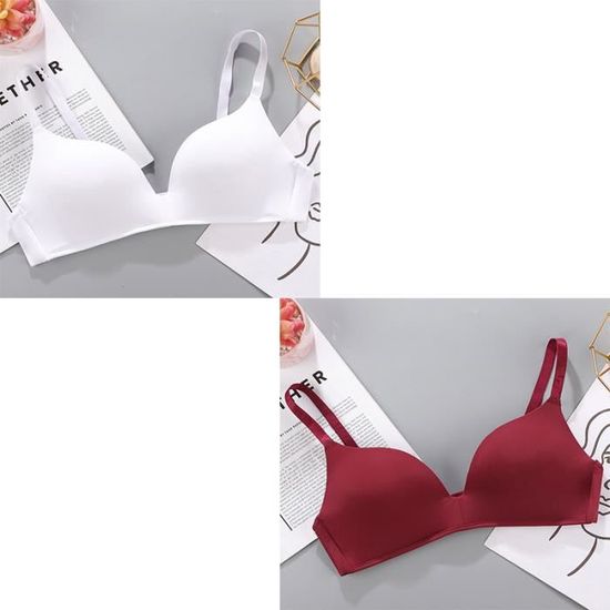 Bralette Sport Sans Armature – Coton, Sans Couture – Soutien-gorge Yoga, Running, Post-opératoire