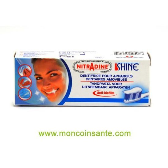 Bonyf Nitradine Shine Dentifrice pour Prothèse Dentaire 45g Cdiscount — free download