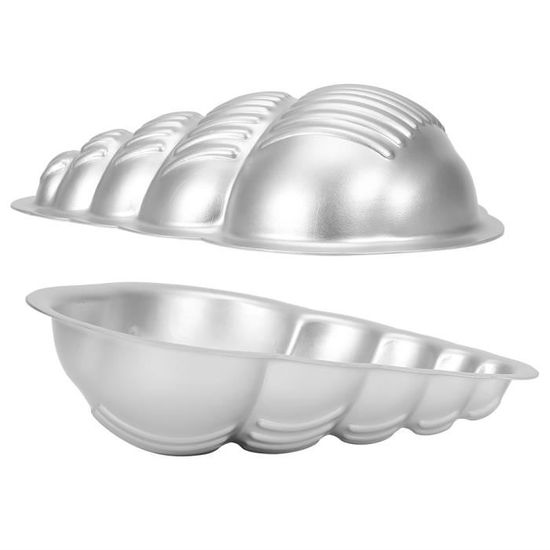Lot De 7 Moules à Bombe De Bain En Aluminium - Forme Ronde, 2 X 3/4, Occasion