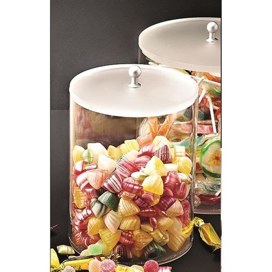 BESTYASH Boîte À Biscuits En Métal Étanche 5.31X5.31X2.76In Boîte-Cadeau Ronde Pour Bonbons Chocolats Et Collations Avec Motif Festif Portable