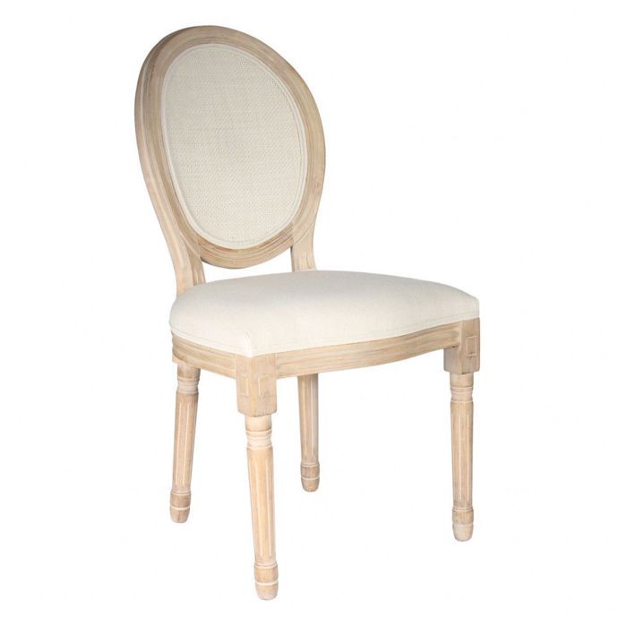 Poufs fauteuils et chaises - Chaise de table - L 48 cm x P 46 cm x H 96 cm - Eleanor - Canage