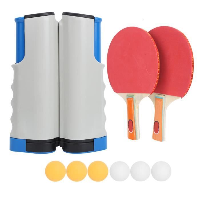 Alomejor entraîneur de tennis de table Raquettes de tennis de table balles net kit d'arbre souple dispositif d'entraînement