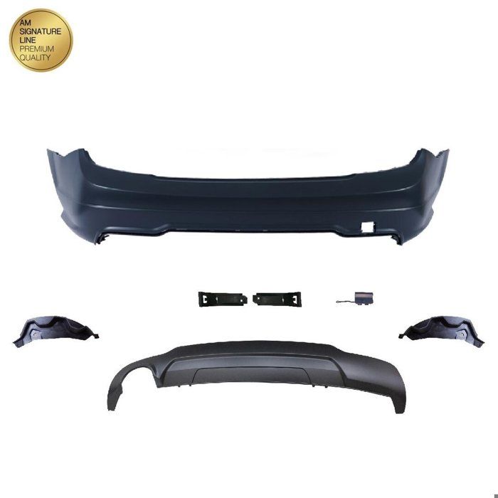 PARECHOC PARE CHOC ARRIERE PACK AMG MERCEDES CLASSE C W204 BERLINE DE 2007 A 2014