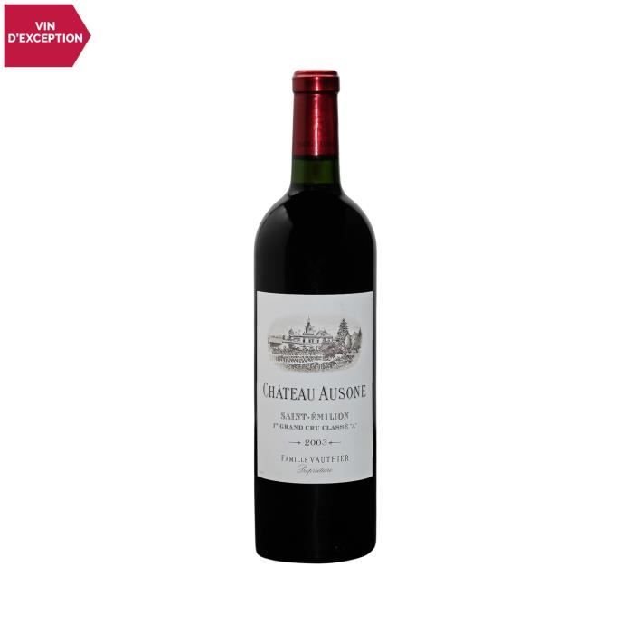 Château Ausone Rouge 2003 - 75cl - Vin Rouge de Bordeaux - Appellation AOC Saint-Emilion - Cépages Merlot, Cabernet Franc