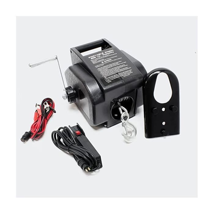TREUIL ELECTRIQUE 12 VOLTS TRACTION BATEAU REMORQUE JUSQU'A 2267KG