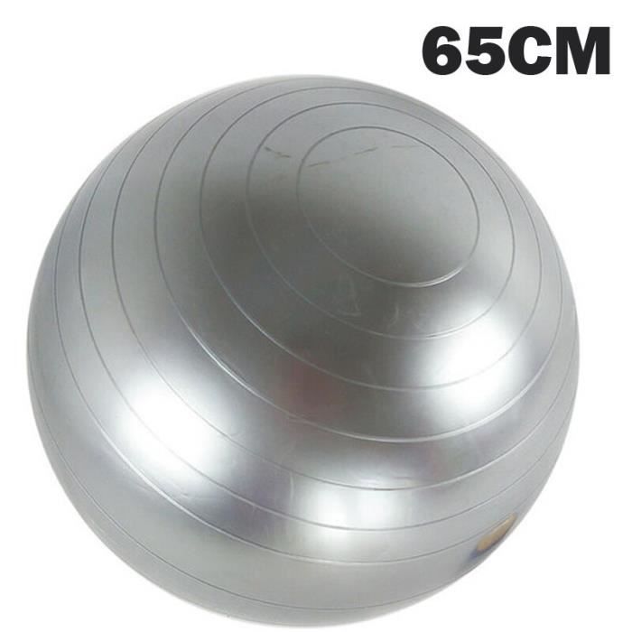 ITSTYLE Sport Balles De Yoga Bola Pilates Fitness Gym Équilibre Fitball L'exercice D'entraînement Pilates Balle de Ma - Grey YIWA022