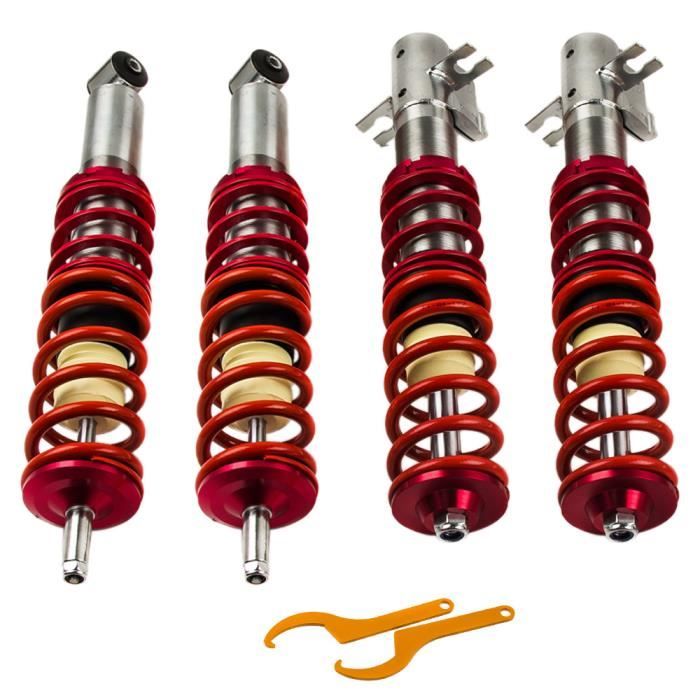 Combinés Filetés Ressort de Suspension pour VW Golf I 17/Golf I Cabriolet 155 /Jetta I 16/ Scirocco 53 53B 1.3 1.5 1.6 1.8
