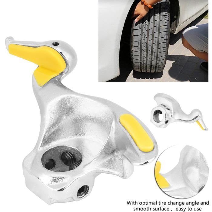 Monte-démonte de roue de changeur de pneu de roue de voiture en acier inoxydable de 30 mm, outil de tête de canard HB046