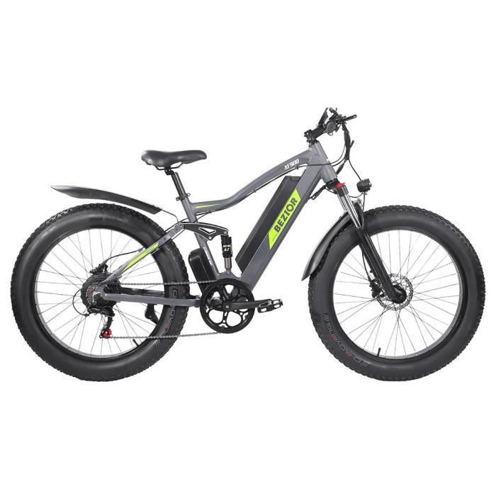 VÉLO électrique Bezior XF900,26 Pouces,12.5Ah 48V 500W,45Km/h,Charge Max 120kg