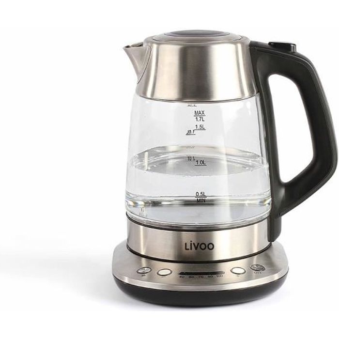 LIVOO DOD165 Theiere - Bouilloire electrique - sans fil - Gr