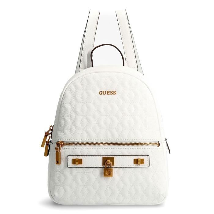 GUESS Isidora Girlfriend S Backpack S White [177528] - sac à dos sac a dos