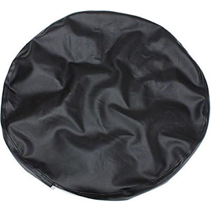 Housse Bâche Cache NOIR Pr 14'' Roue de Secours Sauveur Penu Cache Protection