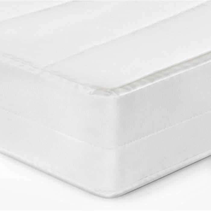 Matelas 120 x 190 matelas sommeil réparateur sans matière nocive confort ferme matelas housse lavable, épaisseur 15 cm