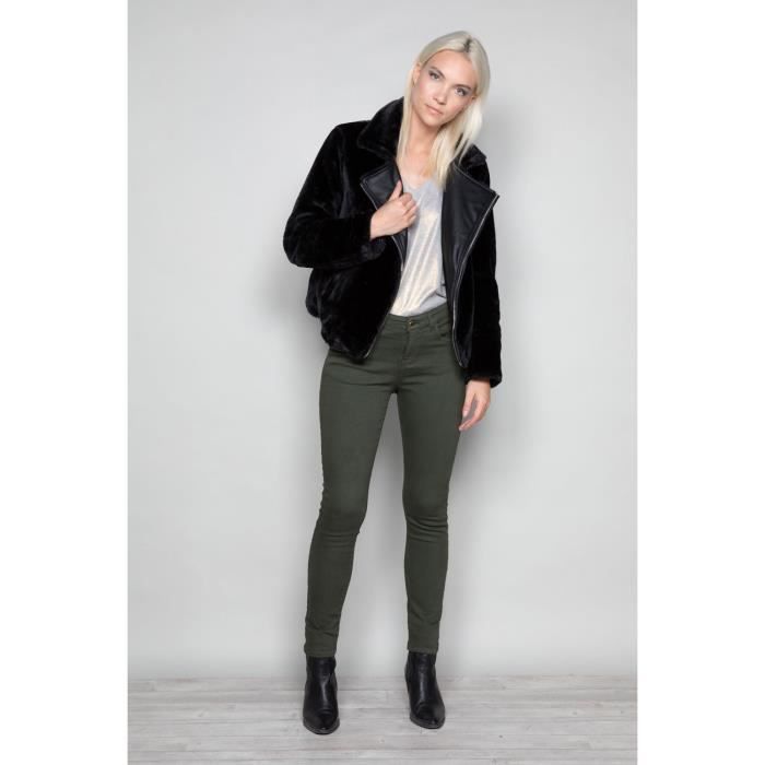Pantalon slim 5 poches PIME - Couleur - Dark Kaki, Taille - 36