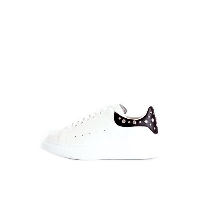 AlexanderMcQueen 553776WHGP chaussures de tennis faible Homme BLANC