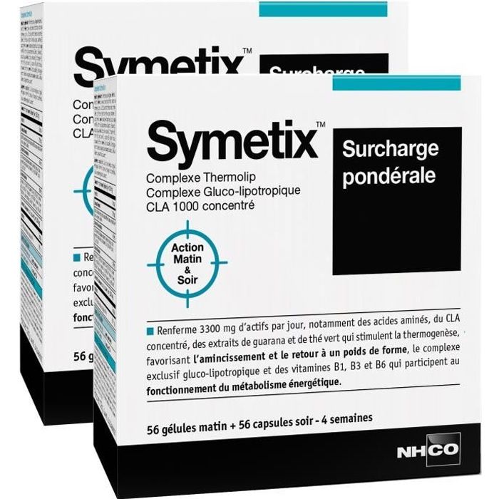 NHCO NUTRITION SYMETIX - Surpoids - 2 x 56 gélules