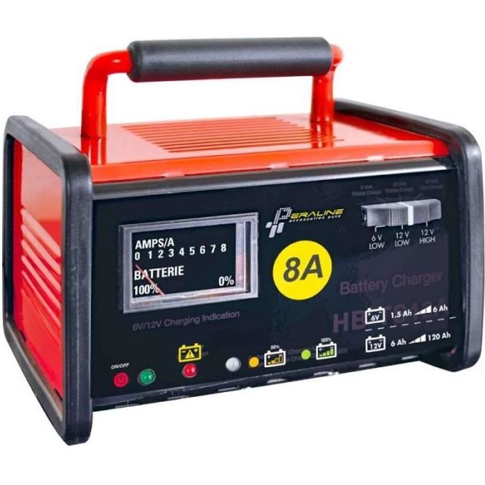 Chargeur de batterie 6/12v 8a