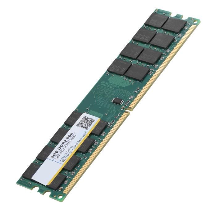 4 Go de mémoire de bureau DDR2 800 MHz PC2-6400, mémoire RAM de 1,8 V 240 broches, conçue pour les ordinateurs de bureau,