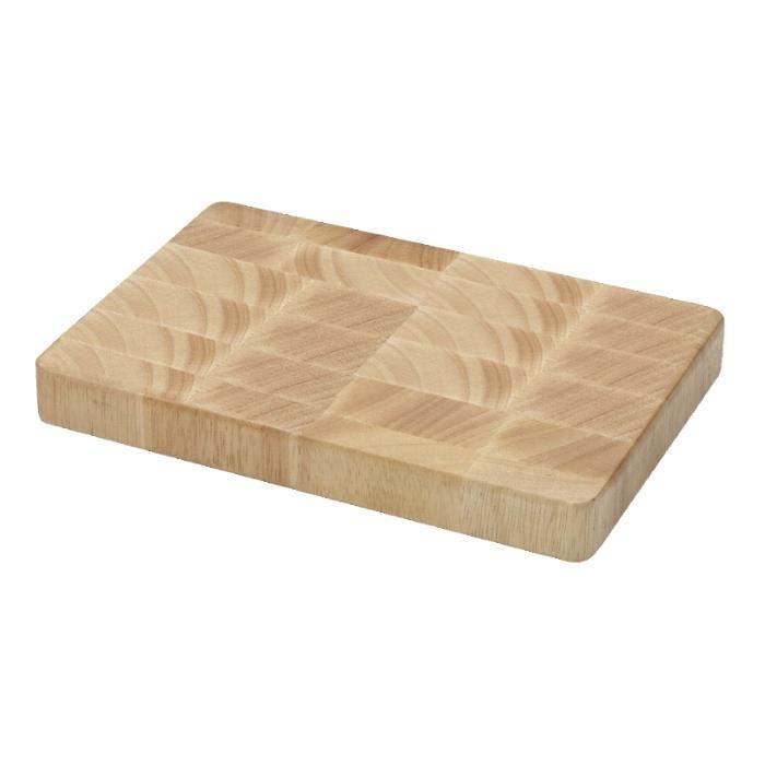 Planche à découper en bois rectangulaire