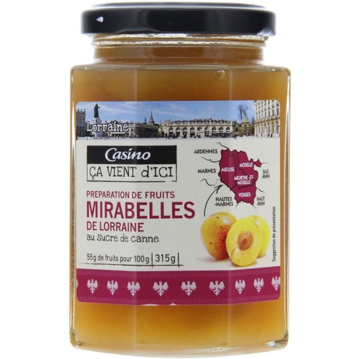 Préparation mirabelle de Lorraine Ça vient d'ici - 315 g