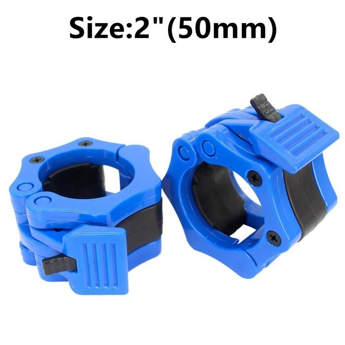 Colliers De Serrage 50 Mm Pour Haltères - Lot De 3 Paires, ABS Robuste, Changement Rapide !