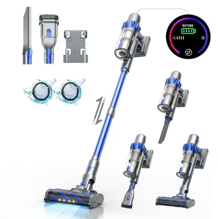 Aspirateur Balai sans fil 6 en 1 BUTURE - 48000pa- Mode sol(55mins) - Aspirateur Sans fil pour TapisSols DursPoils danimaux