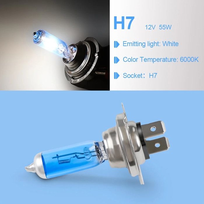 Lampe halogène blanche super brillante pour voiture,ampoules de sauna