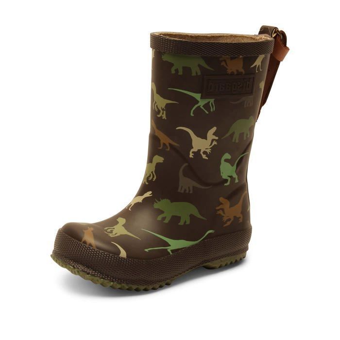 Bottes De Pluie En Caoutchouc Naturel Pour Enfants Bisgaard Basic Rubber - Imperméables, Doublure Coton, Semelle Antidérapante - Coupe Large