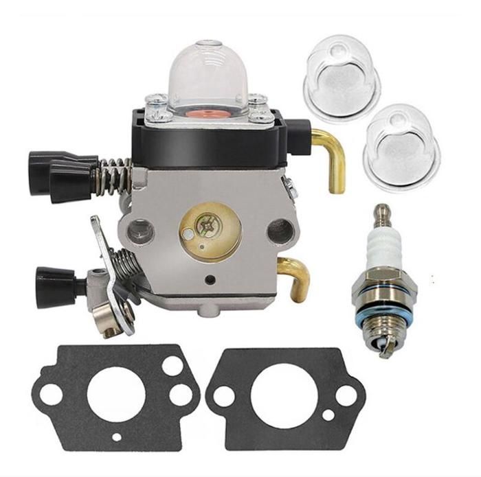 Carburateur Complet FS38 FS55 Pour Stihl - Kit Avec Joints Et Bougie