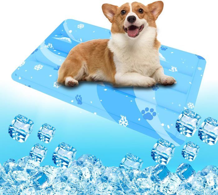 Tapis Rafraîchissant Pour Chien/Chat – 40x50 Cm, Gel Auto-Refroidissant – Non Toxique, Lavable – Lot De 2