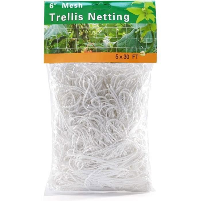 Filet Anti-Oiseaux 2m X 10m X3 – Protection Jardin Fruits Légumes – Maille 15x15mm Vert