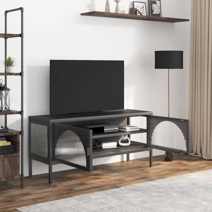Meuble TV - Banc TV - Table TV - noir